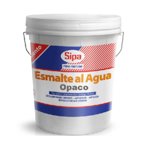 Esmalte al Agua Opaco Blanco SIPA 4 gl