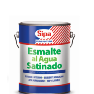Esmalte al Agua Satinado Blanco SIPA Galón