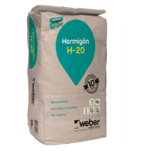 Hormigón H 20 Weber 25 kgs.