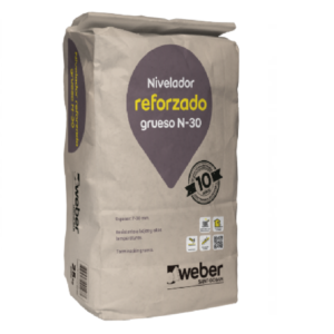 Nivelador Reforzado N 30 Weber 25 kgs.
