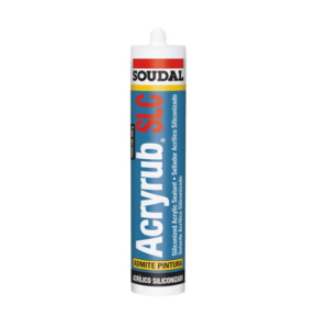 Sellador Acrílico Pintable Blanco SOUDAL 300 ml