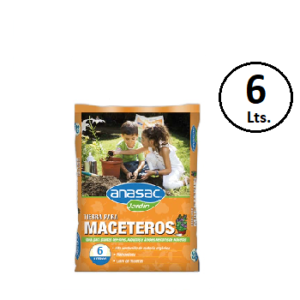 Tierra para Maceteros ANASAC 6 Lts.