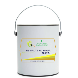 Esmalte al Agua Mate Blanco GARACHENA Galón