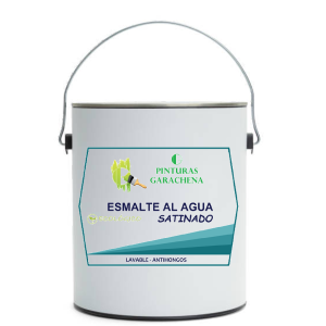 Esmalte al Agua Satinado Blanco GARACHENA Galón